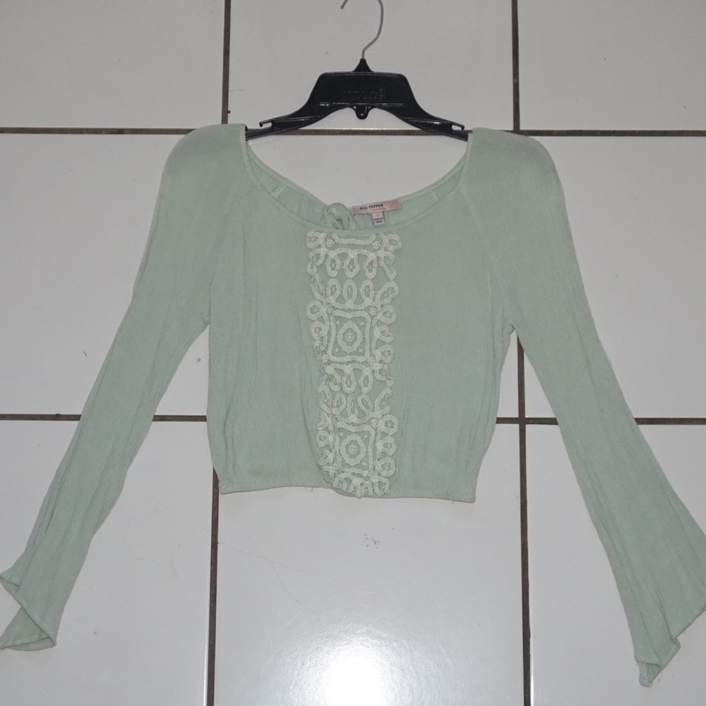 Pale Green Crop Top, from Marshalls